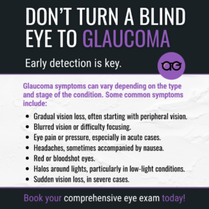 Glaucoma signs and symptoms